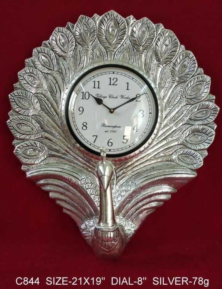 Peacock Morpankh Decorative Wall Clock